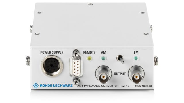R&S羅德與施瓦茨 EZ-12 天線阻抗變換器，適用于干擾電壓測量