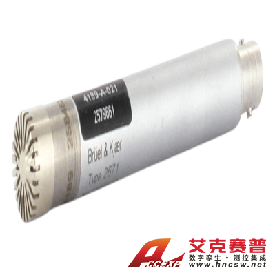 4189-A-021 型  配有 2671 型前置放大器的 ? 英寸自由場(chǎng)傳聲器（20赫茲到20千赫，預(yù)極化）