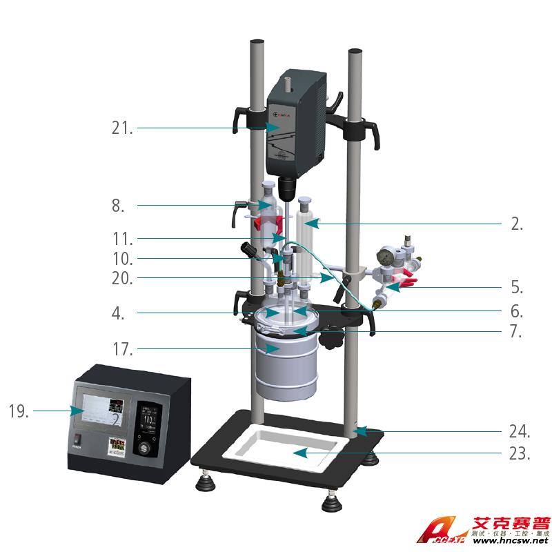 JULABO優(yōu)萊博 2000 ml壓力反應(yīng)釜，（ 100mm法蘭開(kāi)口）JRS-6423-2