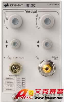 keysight是德 86105C 9 GHz 光 / 20 GHz 電采樣模塊，750 至 165