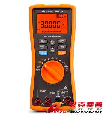 keysight是德 U1271A 手持式數(shù)字萬用表，4位半，IP54